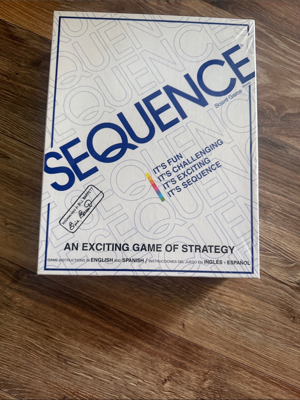 Jax Sequence Board Game - White & Blue Box 2-12 players!